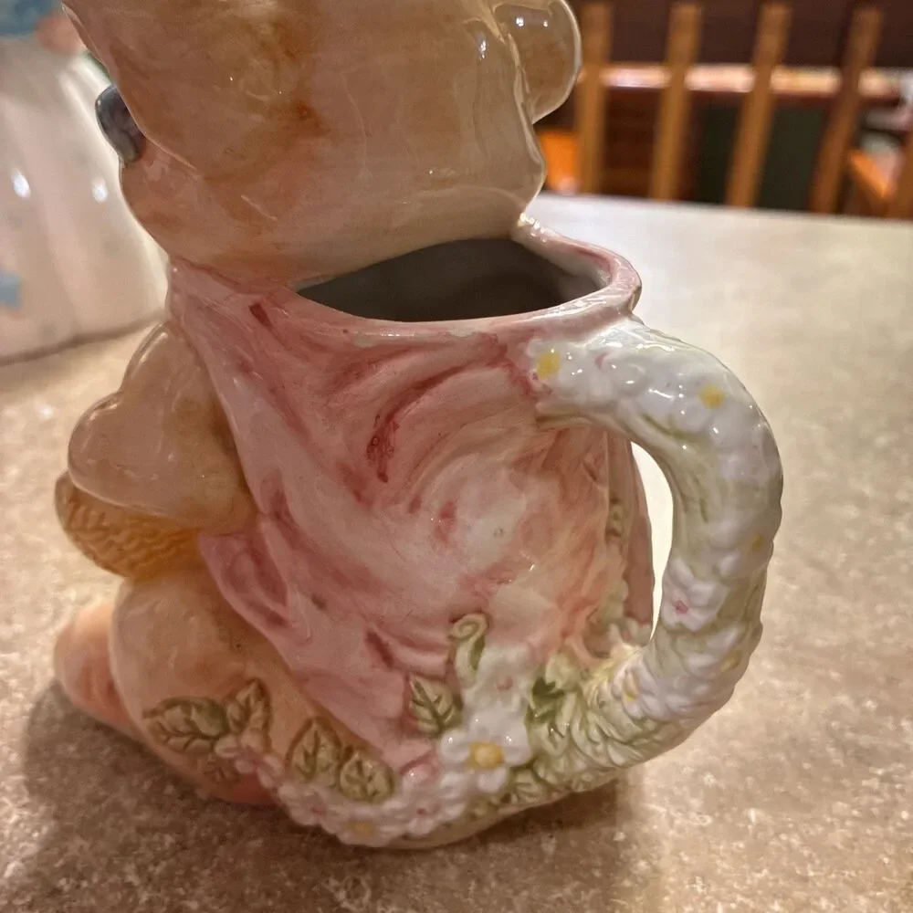Pigsville Pig Creamer 1993 Ceramic 5x4 Inch FM 1384 Vintage